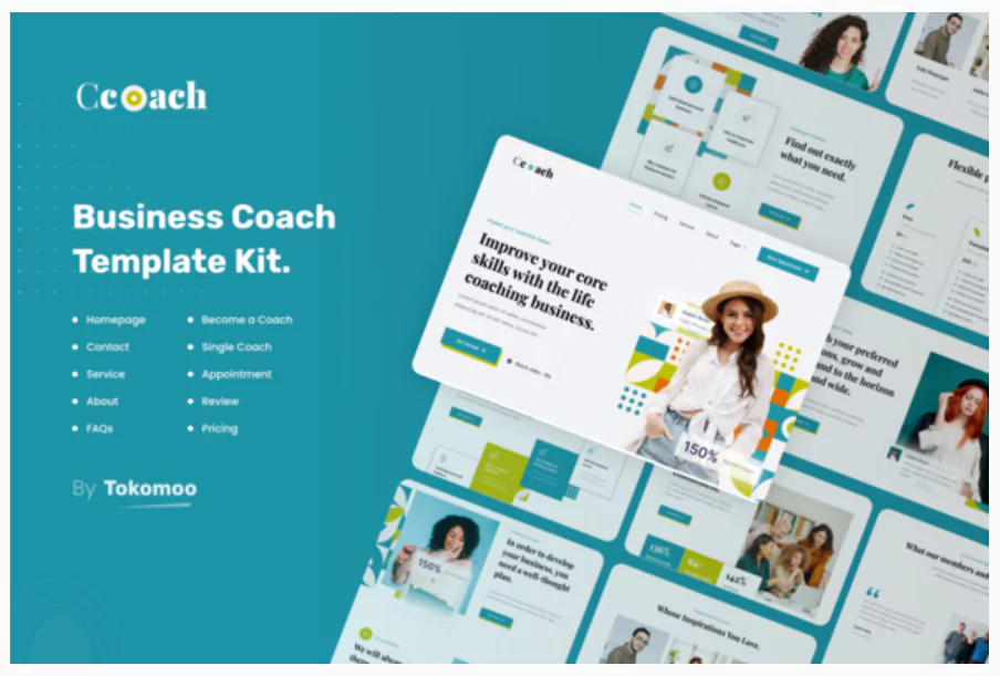 Ccoach | Business Coach Elementor Template Kit