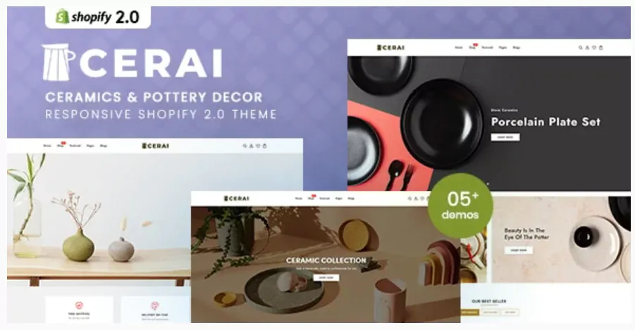 Cerai - Ceramics & Pottery Decor Shopify 2.0 Theme
