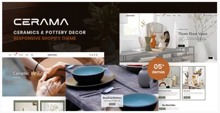 Cerama - Ceramics & Pottery Decor Shopify Theme