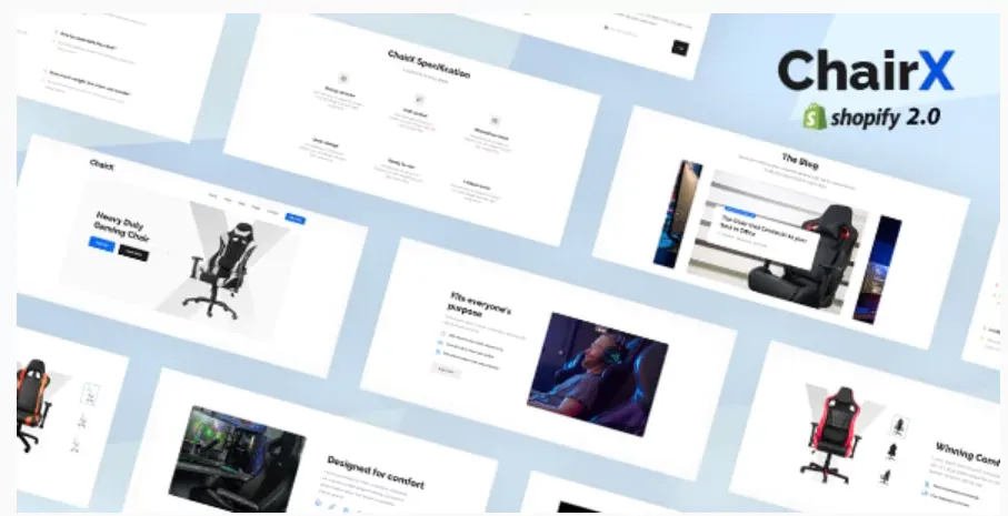 Chairx - Apps, Single Product Promotion Shopify Theme