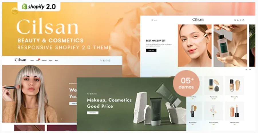 Cilsan - Beauty & Cosmetics Responsive Shopify 2.0 Theme