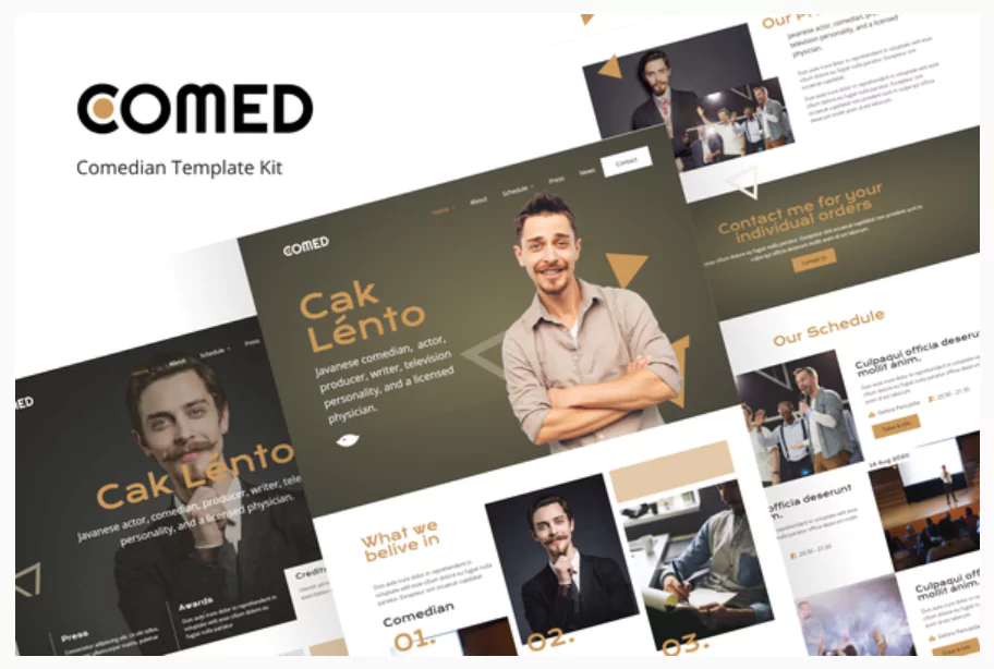 Comed - Comedian Elementor Template Kit