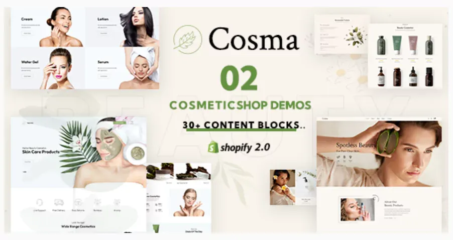 Cosma - Beauty Cosmetic Shopify Store