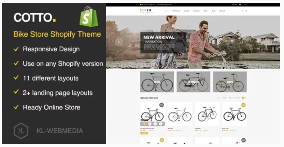 Cotto - Bike Store Shopify Theme