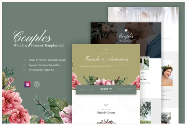 Couples - Wedding Planner Template Kit