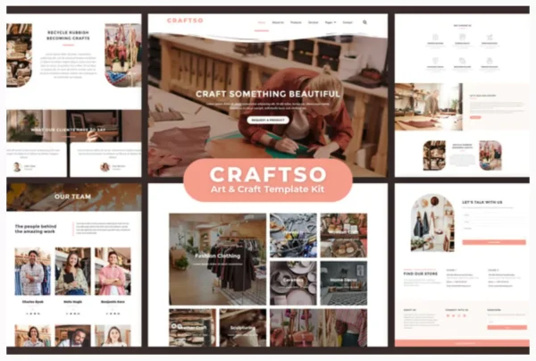 Craftso - Crafting Elementor Template Kit