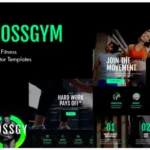 CrossGym - Gym & Fitness Elementor Template Kit