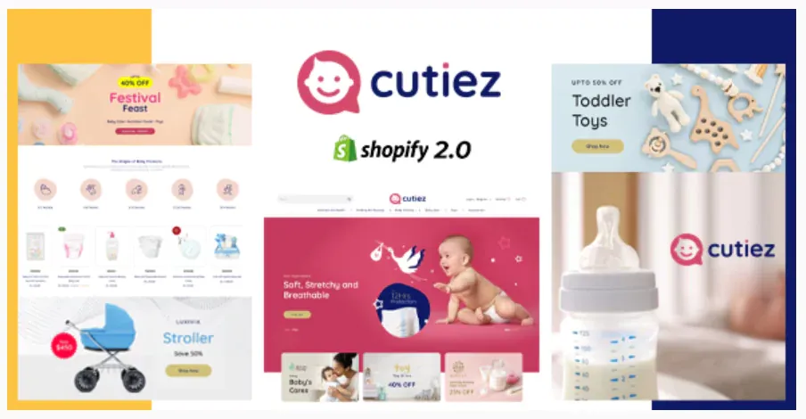 Cutiez - Kids Toys, Children Fashion Store Shopify Theme