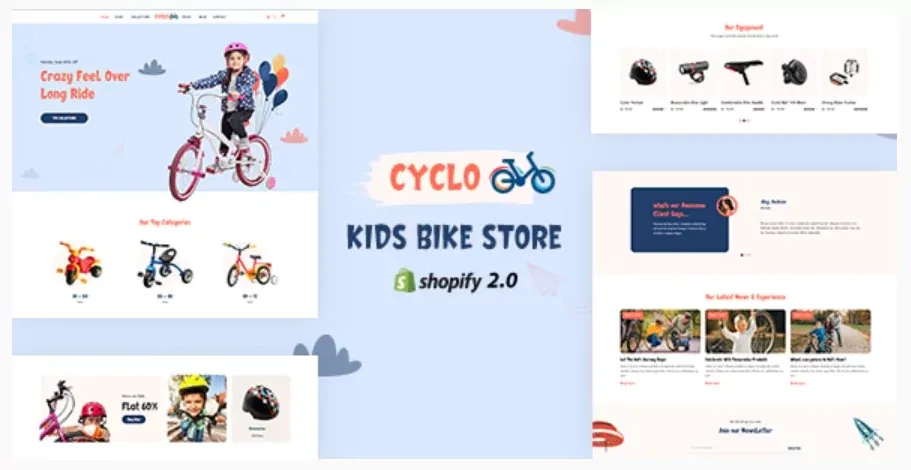 Cyclo - Shopify Kids Toys, Bicycle Store Theme