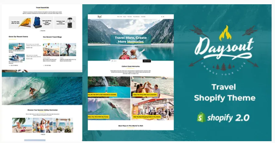 Daysout - Travel & Outdoor Store Shopify Theme