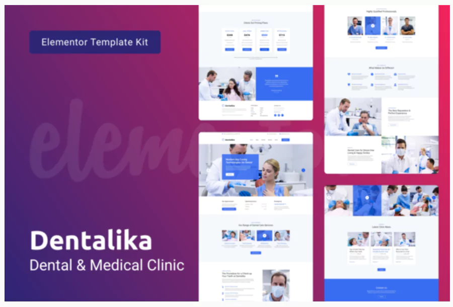 Dentalika — Dental Clinic & Medical Health Elementor Template Kit