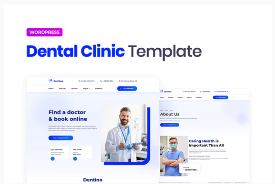 Dentino – Dental Clinic Elementor Pro Template Kit