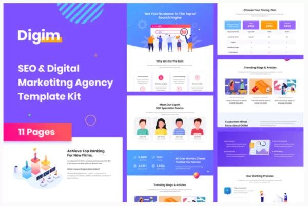 Digim - SEO & Digital Marketing Template Kit