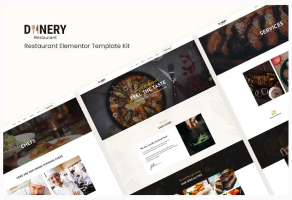 Dinery | Restaurant Elementor Template Kit