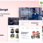 Disrupt - Tech Startup Business Elementor Template Kit