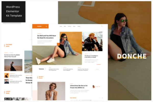 Donche - News & Magazine Elementor Pro Template Kit