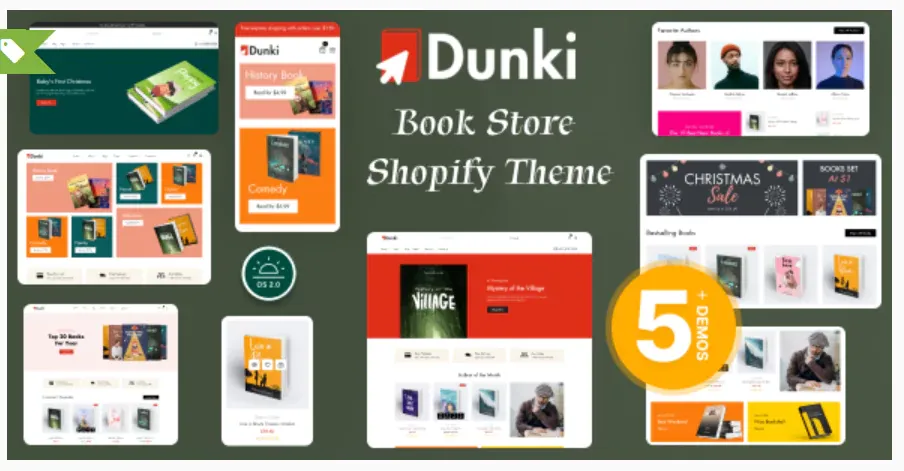 Dunki - Book Store Shopify OS 2.0 Theme