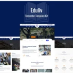 Eduliv - Education Elementor Template Kit