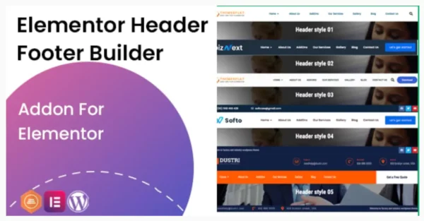 Elementor Header Footer Builder - Addon