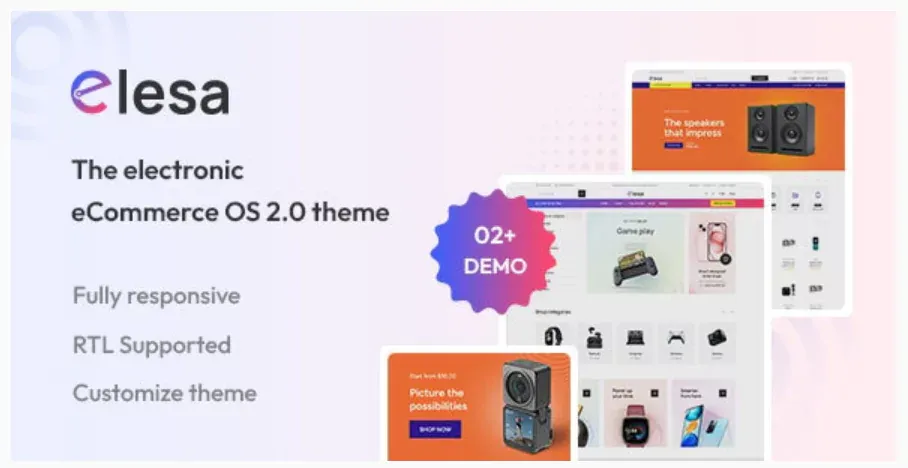 Elesa - Electronics & Gadgets Ecommerce Shopify 2.0 Theme