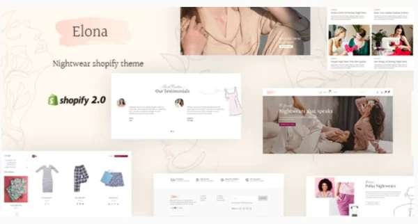 Elona - Inner Wear, Lingerie Store Shopify Theme