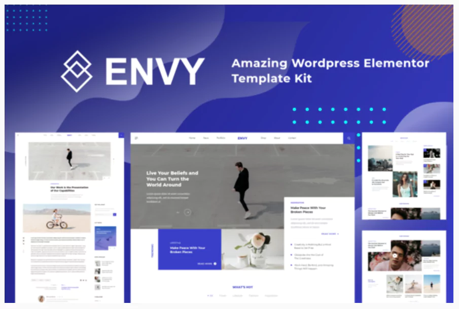 Envy - News Magazine Elementor Pro Template Kit