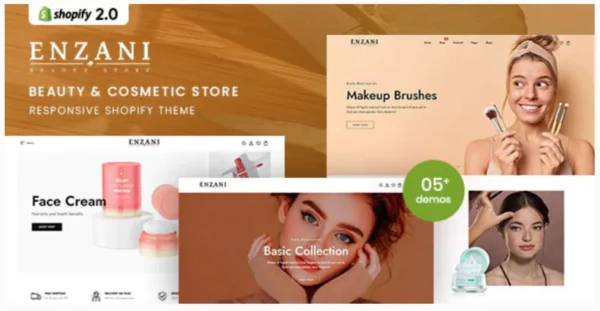 Enzani - Beauty & Cosmetics Responsive Shopify Theme