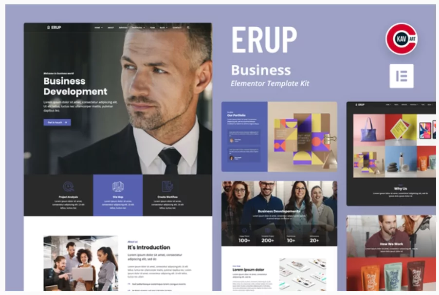 Erup - Business Elementor Template Kit