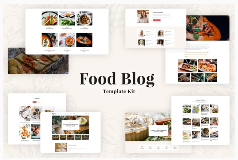 Especio - Food Blog Elementor Pro Template Kit