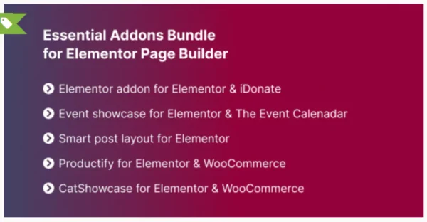 Essential Addons Bundle for Elementor Page Builder