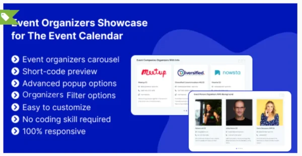 Event Organizers Showcase for The Event Calendar