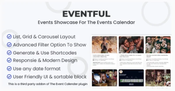 Events Showcase For The Events Calendar