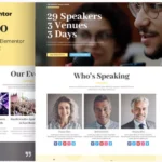 Evtro - Conference Event Elementor Template Kit