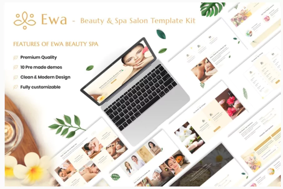 Ewa - Beauty & Spa Salon Elementor Template Kit