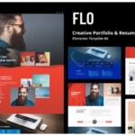 FLO - Creative Portfolio & Resume Template Kit