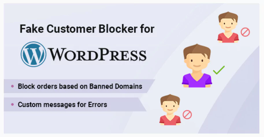 Fake Customer Blocker for WordPress