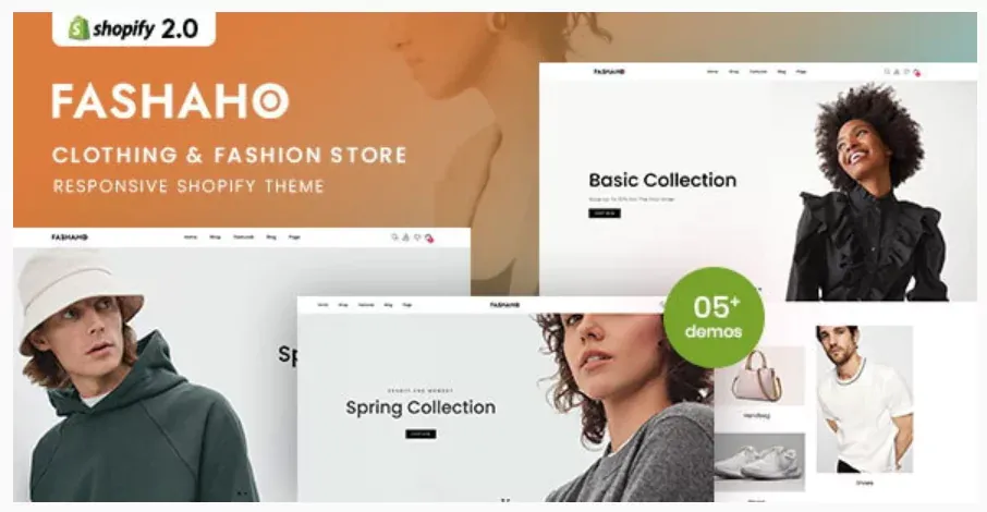 Fashaho - Clothing & Fashion Responsive Shopify Theme