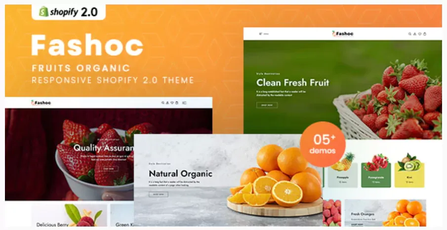 Fashoc - Fruits Organic Responsive Shopify 2.0 Theme