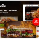 Fastia - Fast Food & Restaurant Shopify Theme