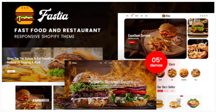 Fastia - Fast Food & Restaurant Shopify Theme