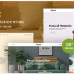 Faunt - Furniture & Interior Responsive Shopify 2.0 Theme