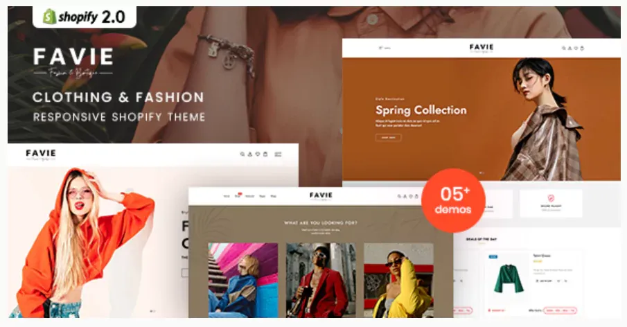 Favie - Clothing & Fashion Responsive Shopify 2.0 Theme