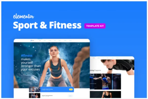 Finess – Fitness Elementor Template Kit