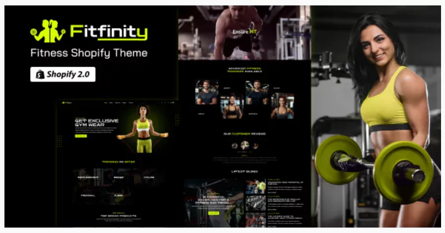 Fitfinity - Fitness Gym Equipment Shopify Theme