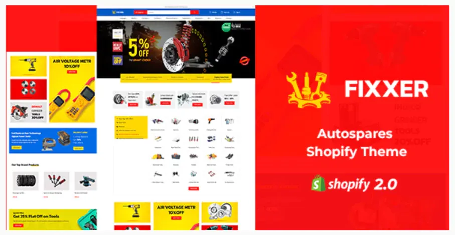 Fixxer - Hardwares & Tools Shop Shopify Theme