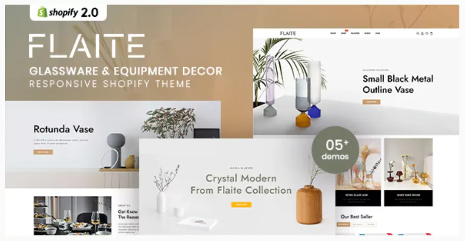 Flaite - Glassware & Equipment Decor Shopify Theme