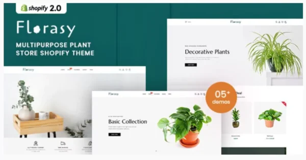 Florasy - MultiPurpose Plant Store Shopify Theme