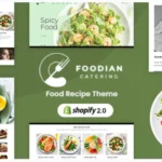 Foodian - Food Blog Shopify Store