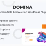 Domina - Domain For Sale & Auction Plugin