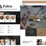 Fotro - Food & Restaurant Elementor Template Kit